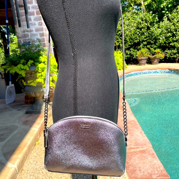 Kate Spade, Crossbody, Silver, Purse, PWRU6047 - Picture 2 of 8